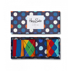 Happy Socks Big Dot Gift Box 4-Pack